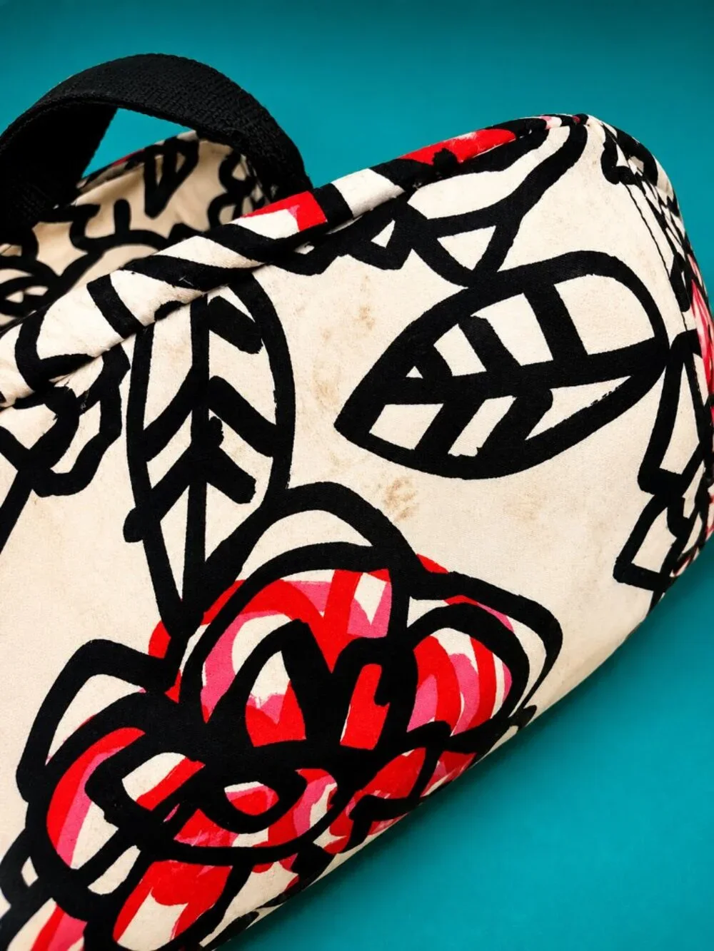 COACH POPPY Daisy Floral Graffiti Drawstring Backpack Bag with Original Hang Tag